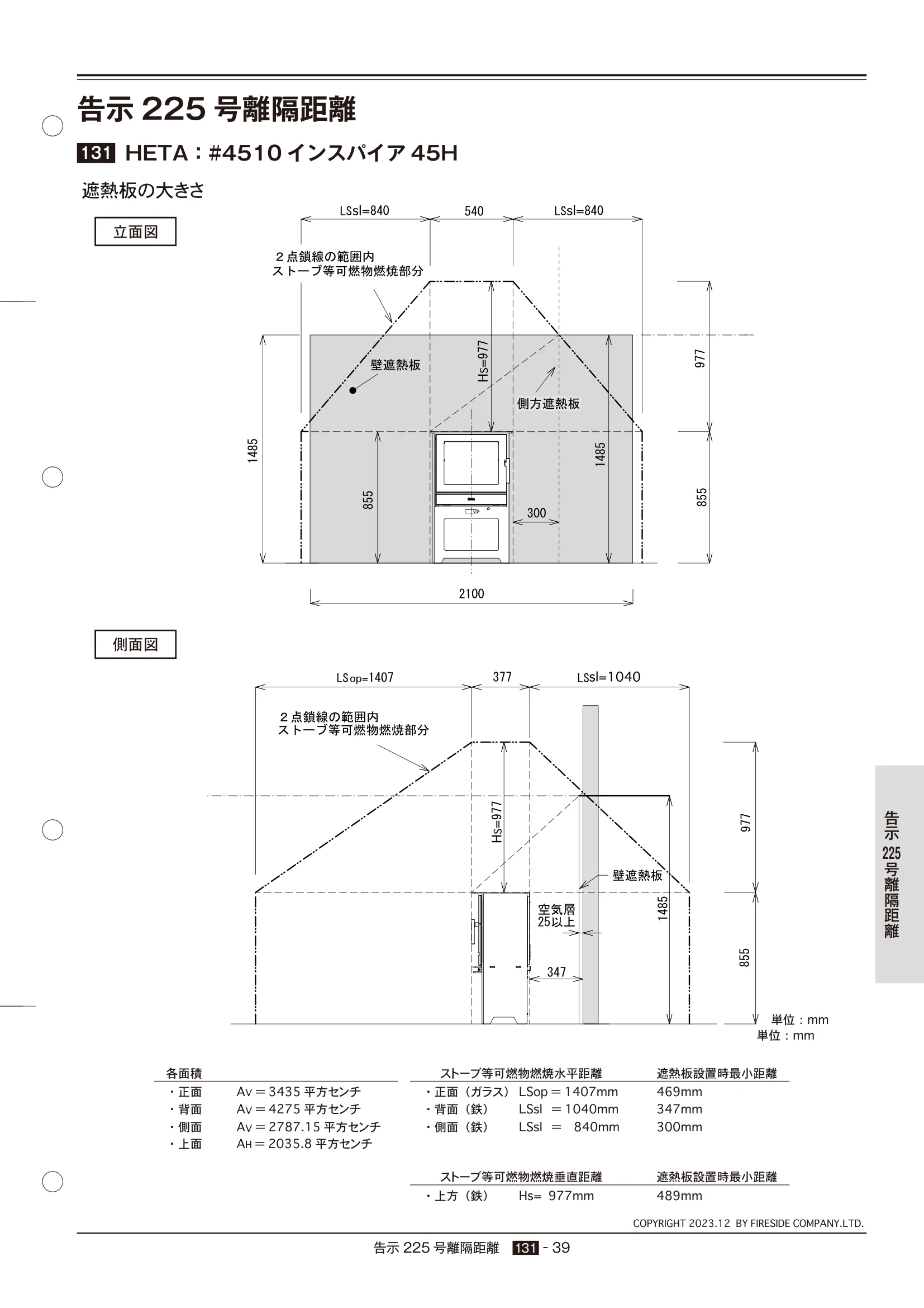 HETA（ヒタ） 2024年版 告示225号 39ページ目