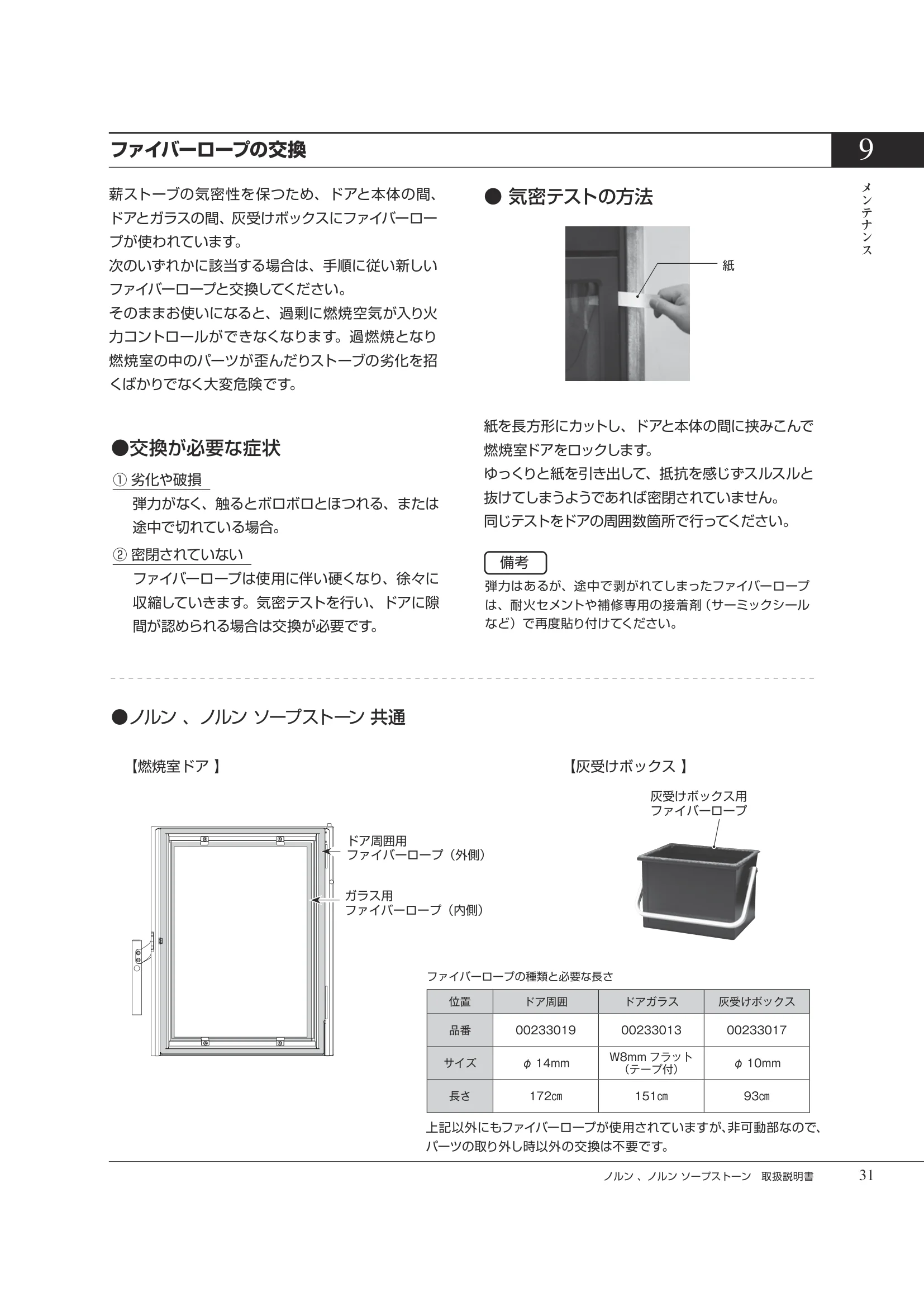 HETA（ヒタ） NORN（2026年版） 取扱説明書 31ページ目