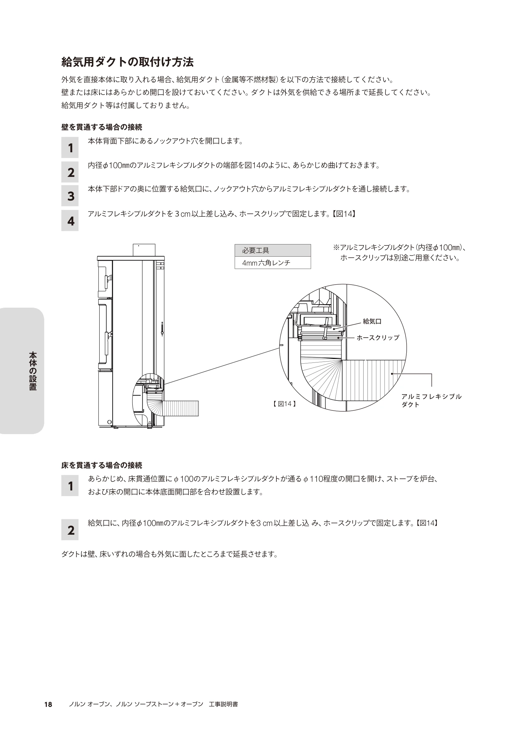 HETA（ヒタ） NORN OVEN KOJI（2023年版） 説明書 18ページ目
