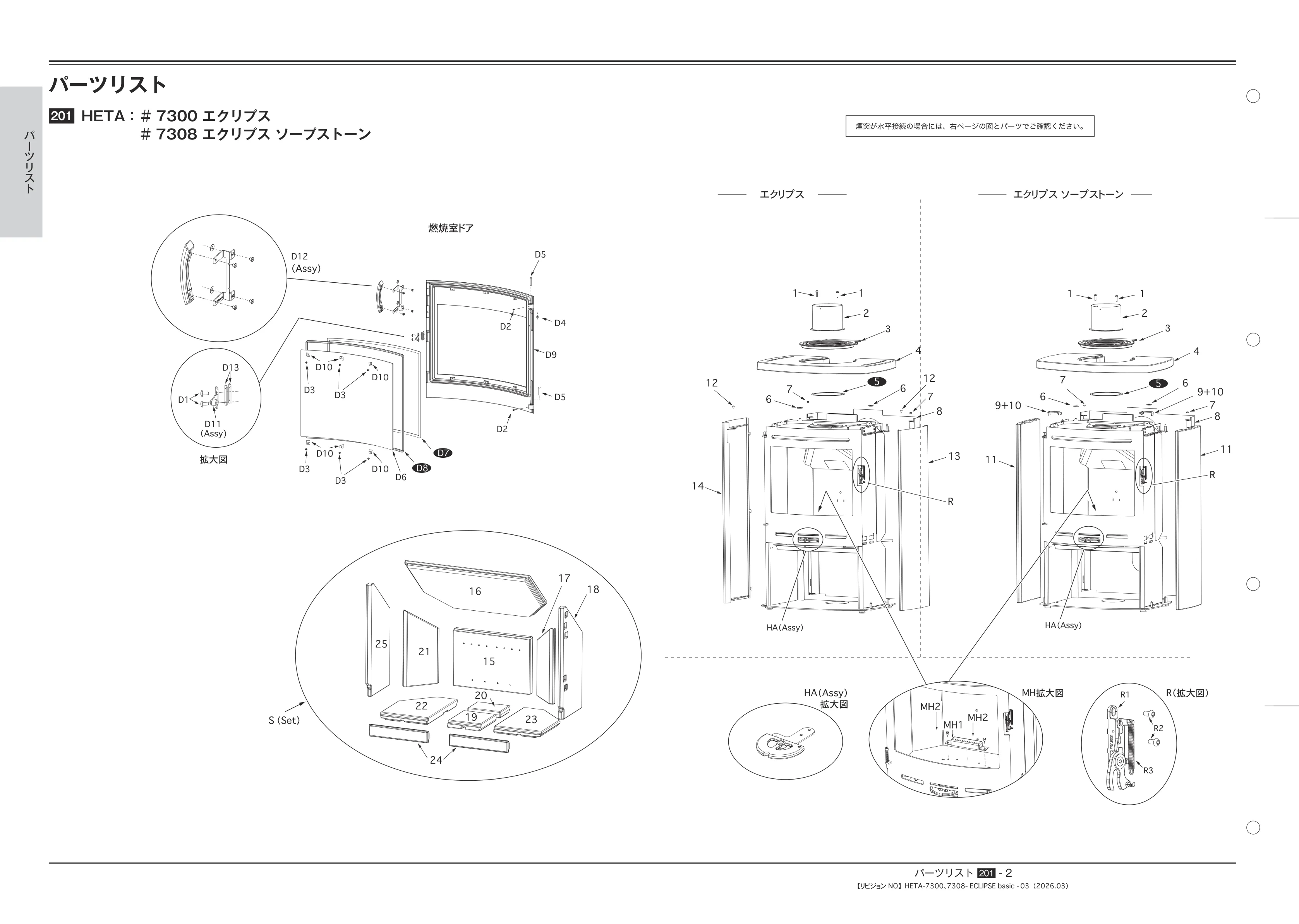 HETA（ヒタ） PARTS SOUGOU 2026 03 技術資料 2ページ目