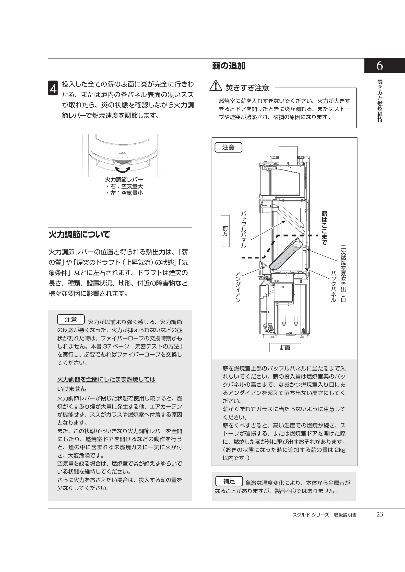 HETA（ヒタ） SKULD（2026年版） 取扱説明書 23ページ目