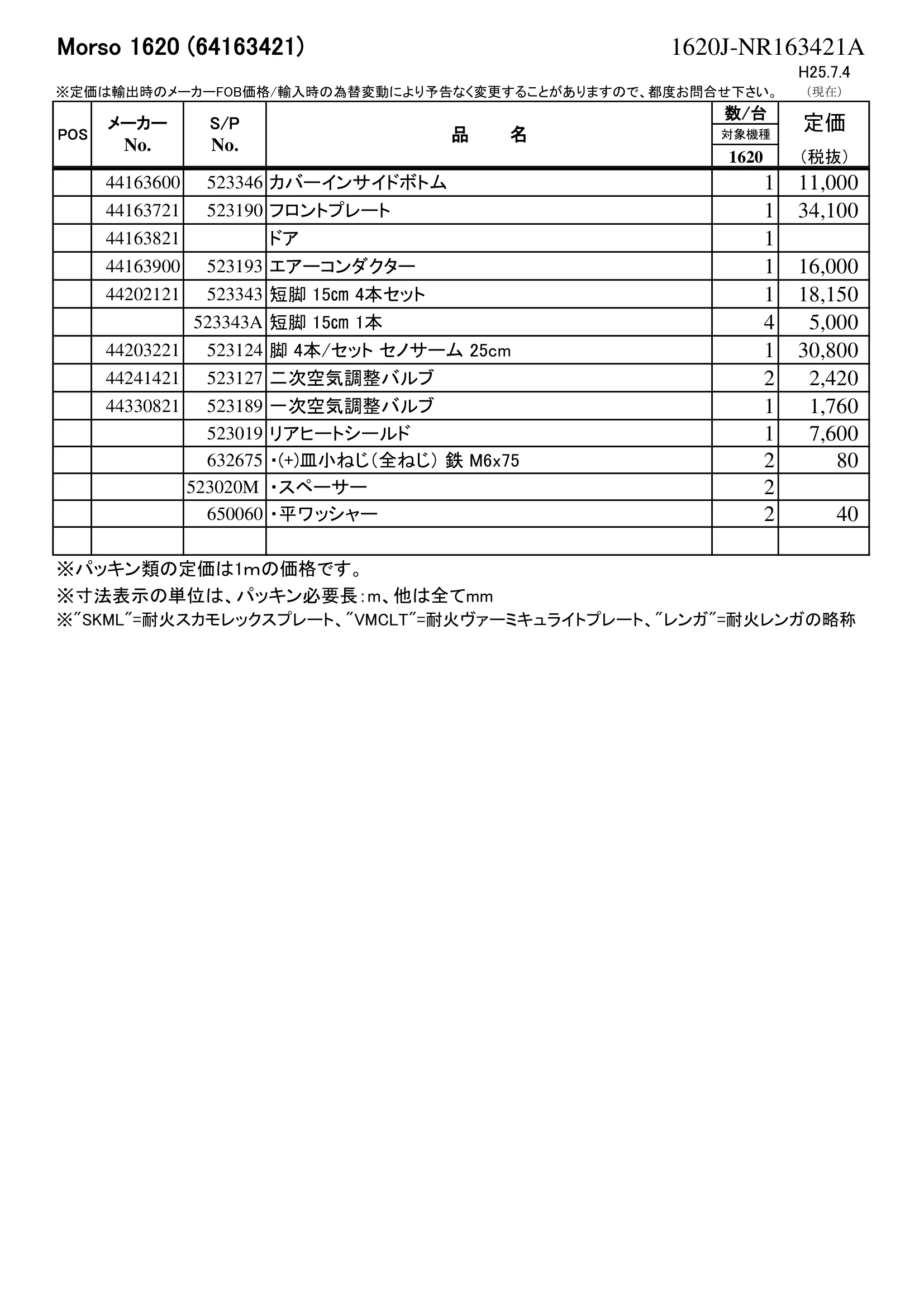 モルソー 1620 資料 3ページ目