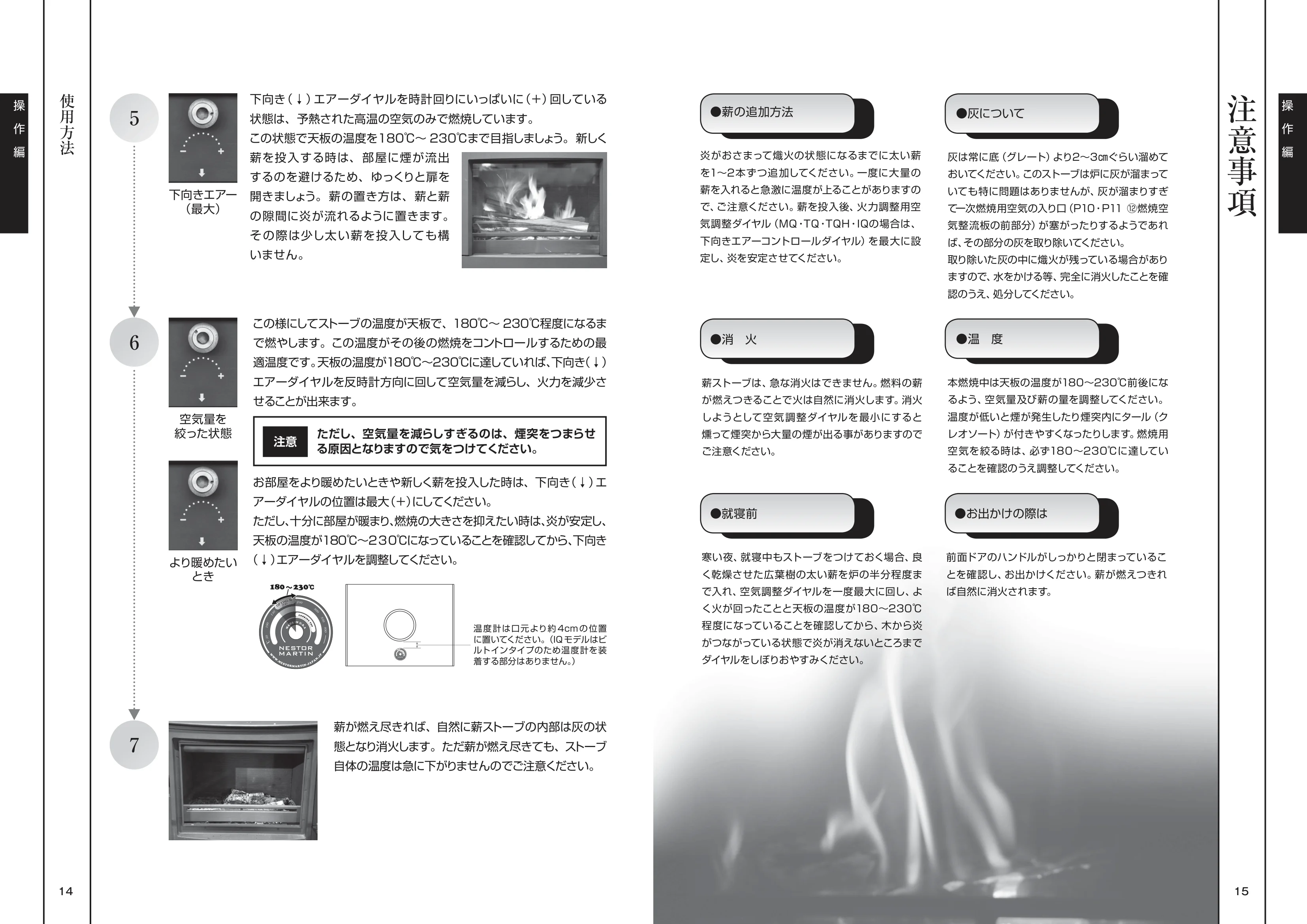 ネスターマーティン C D RH TQ IQ 取扱説明書 8ページ目