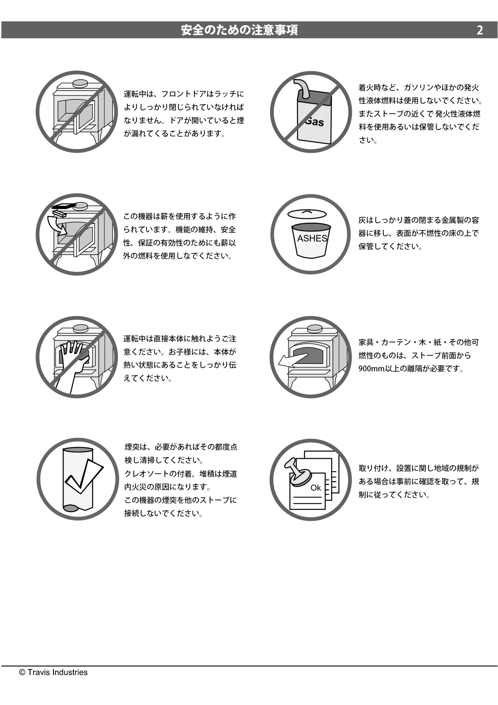 パシフィックエナジー LEYDEN 取扱説明書 3ページ目