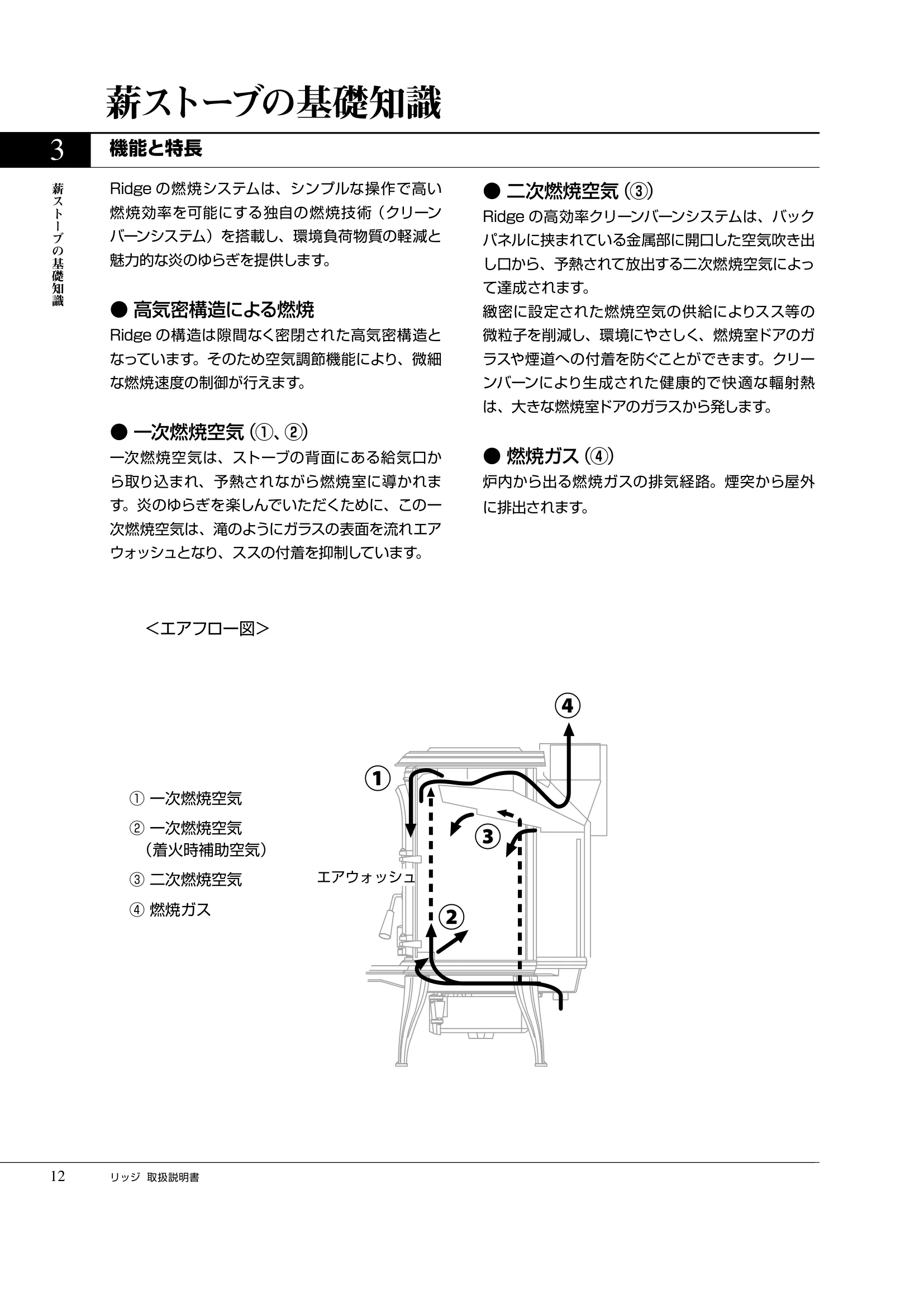 プリムソール RIDGE（2025年版） 取扱説明書 12ページ目