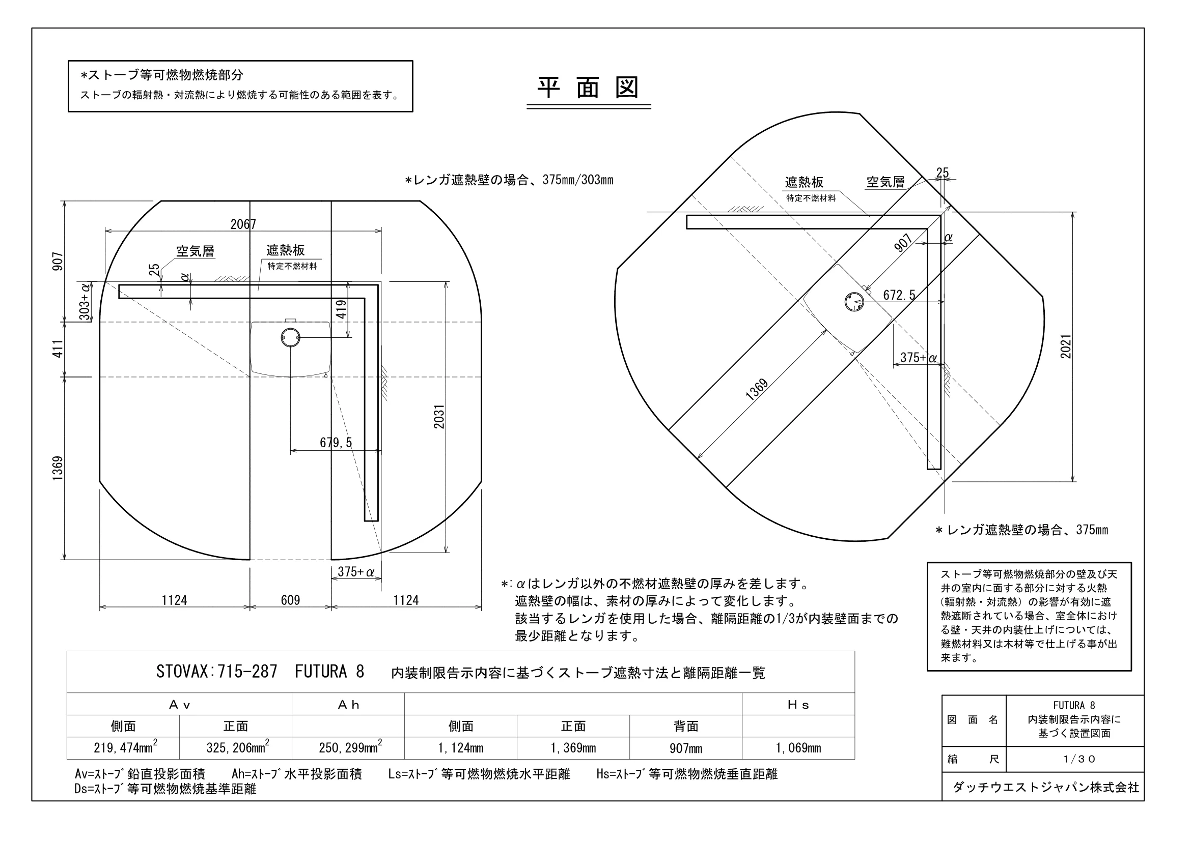 ストーヴァックス FUTURA8 平面図