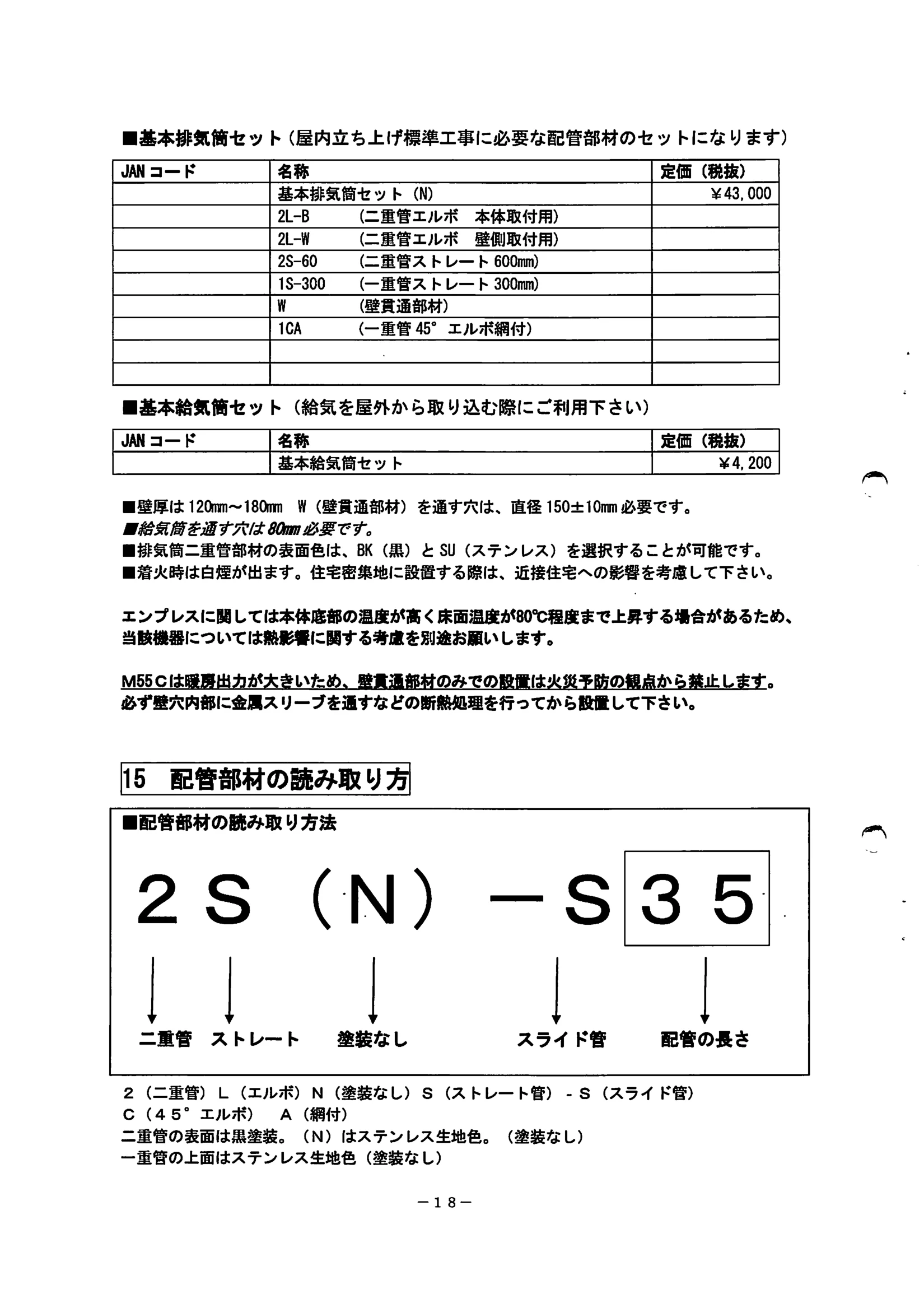 トヨトミ  SHIRYO 4 技術資料 20ページ目