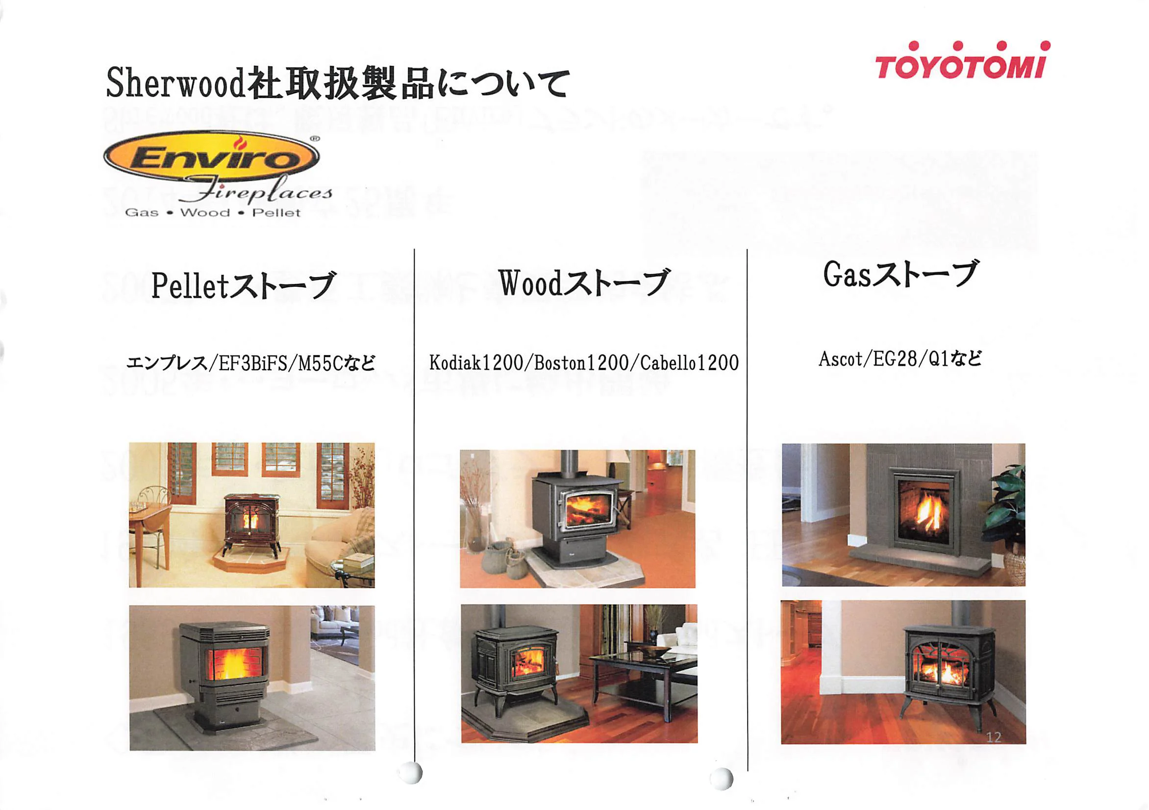 トヨトミ  SHIRYO 5 技術資料 12ページ目