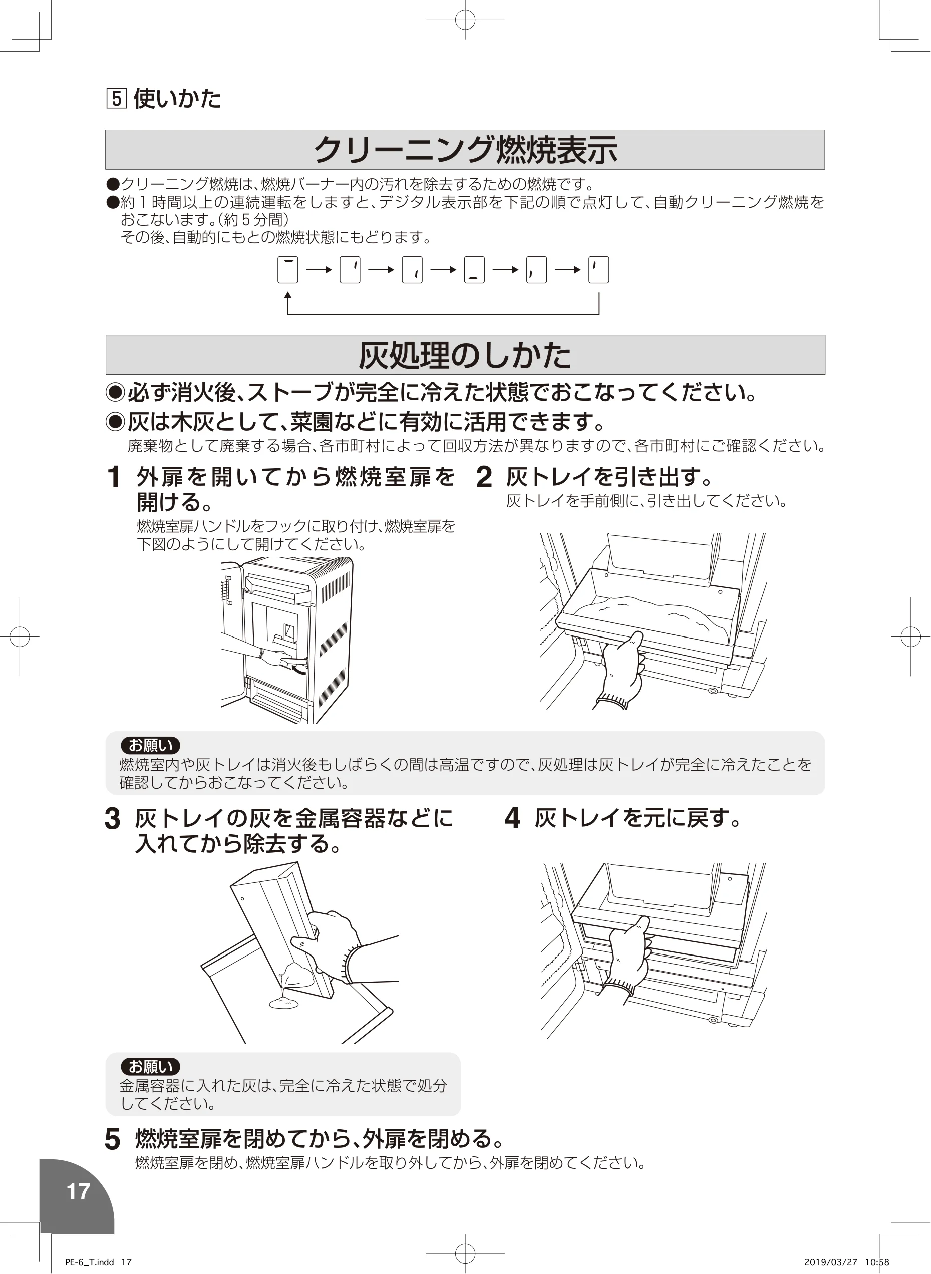 トヨトミ PE6 MIMI 取扱説明書 18ページ目