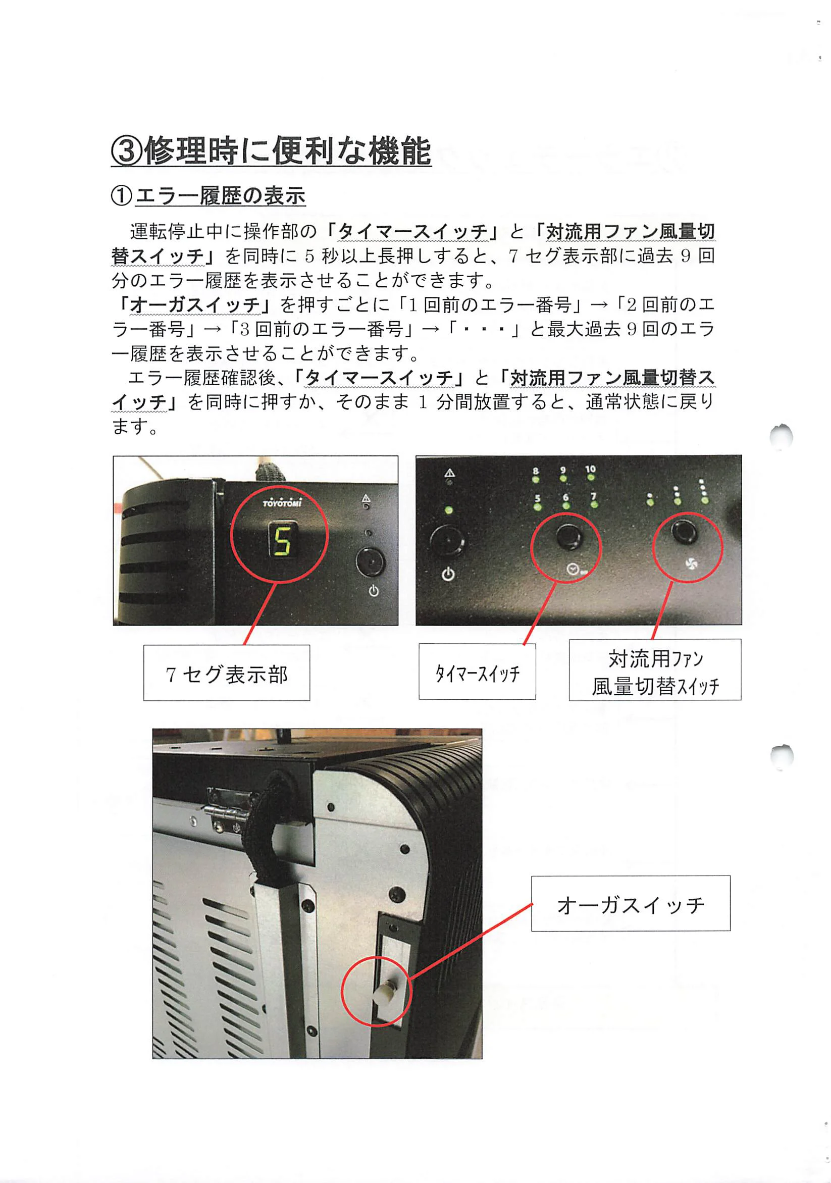 トヨトミ PE6CT 資料 26ページ目