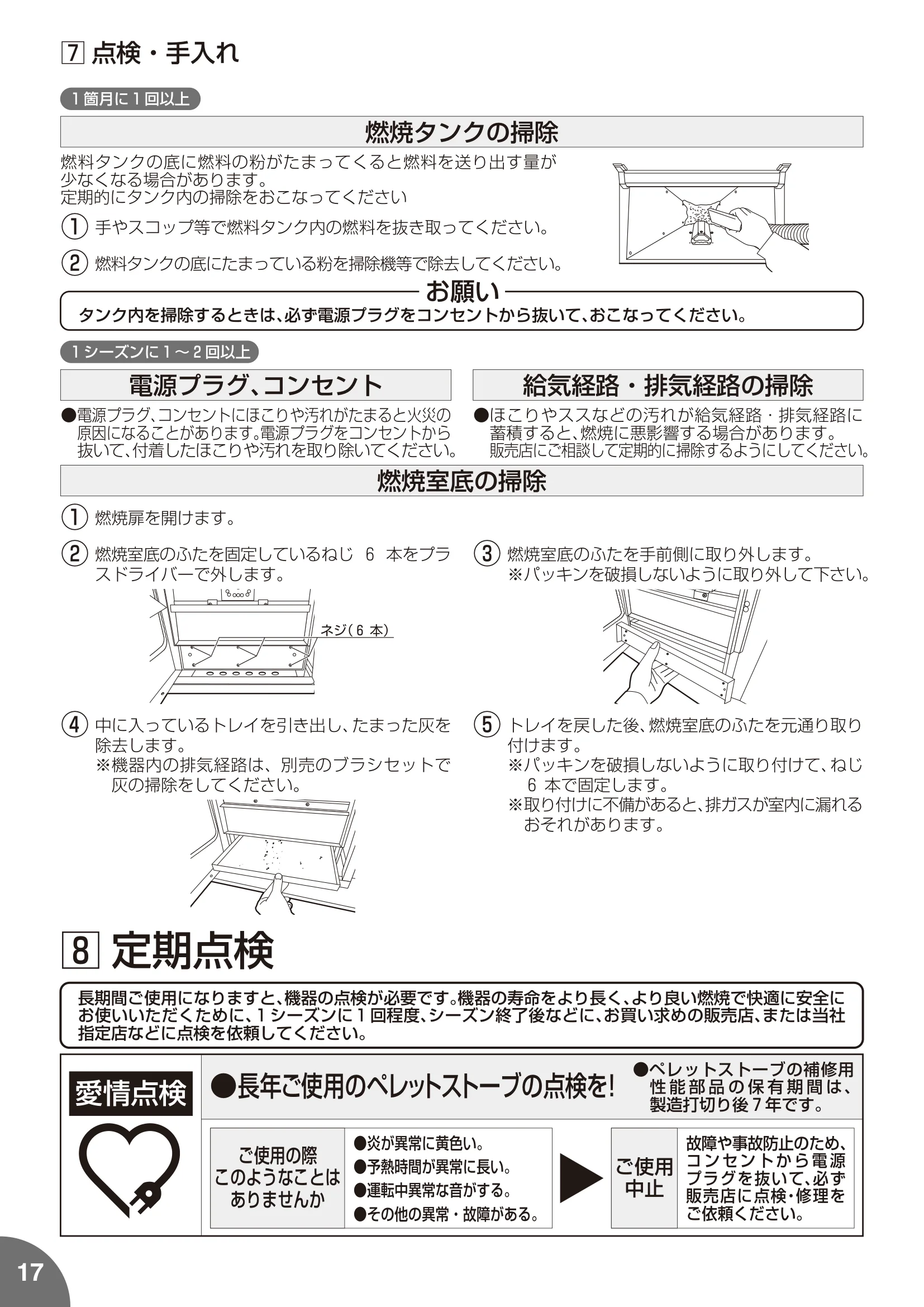 トヨトミ PE8 MUUMUU 取扱説明書 18ページ目