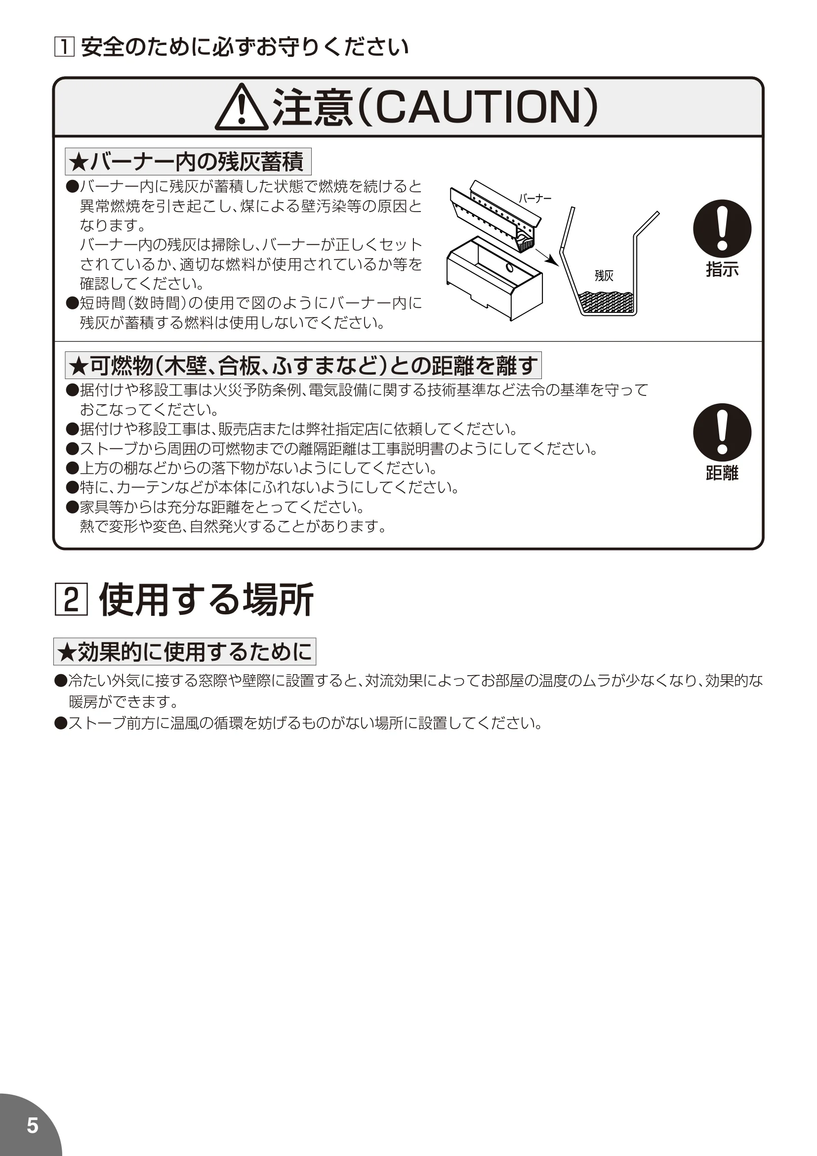 トヨトミ PE8 MUUMUU 取扱説明書 6ページ目