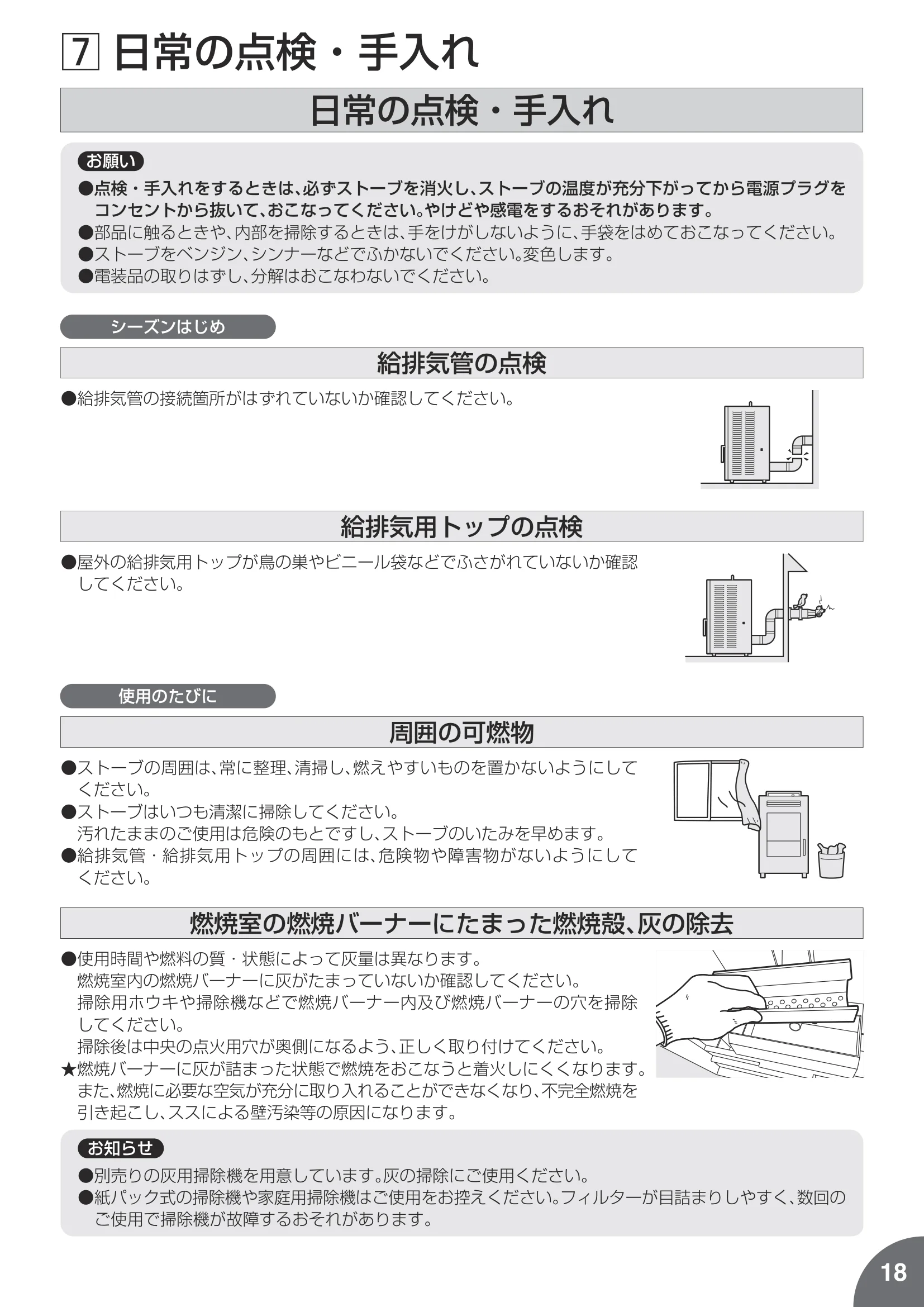 トヨトミ PE8N 取扱説明書 19ページ目