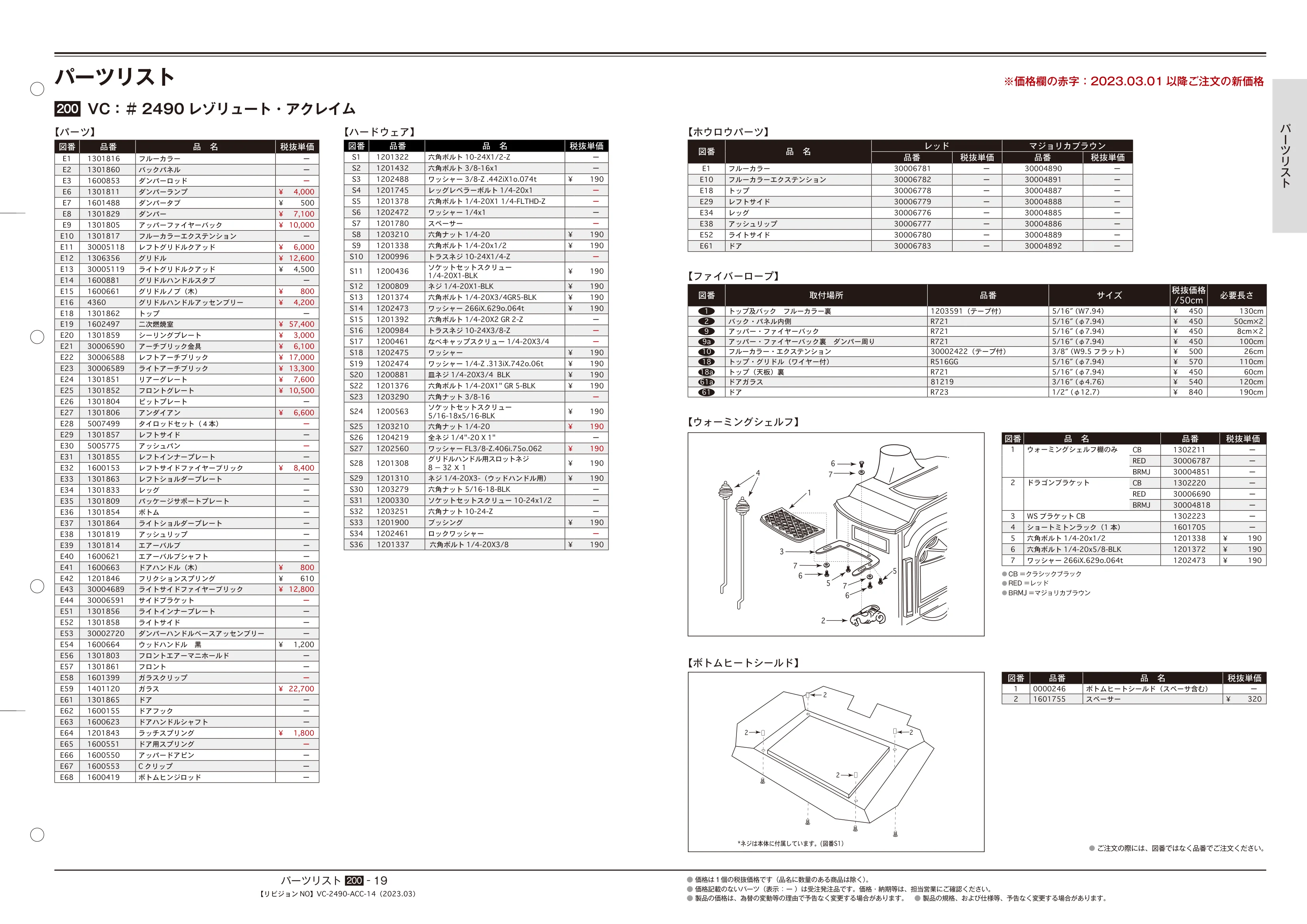 バーモントキャスティングス 790 25 PARTS 202303 資料 19ページ目