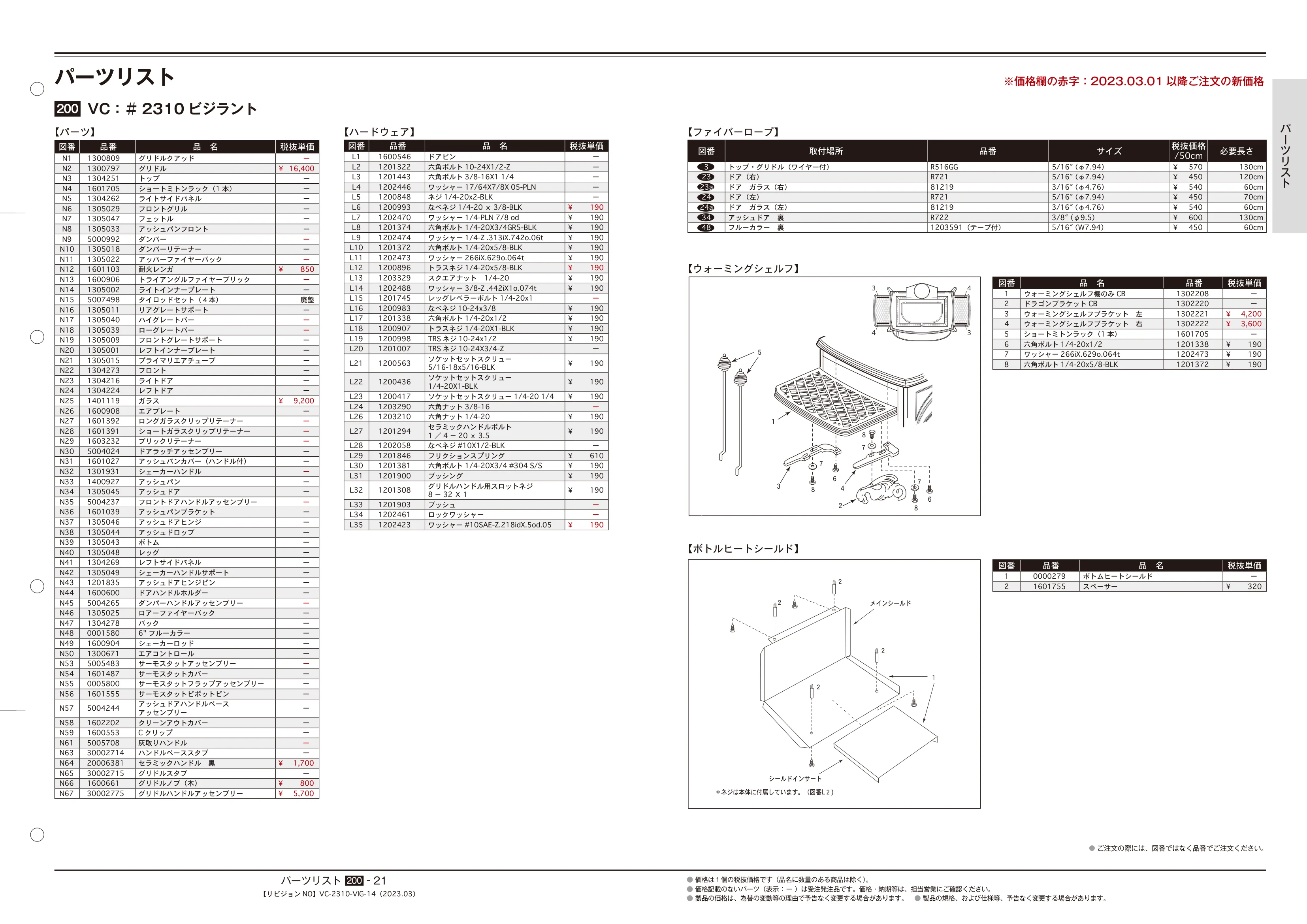 バーモントキャスティングス 790 25 PARTS 202303 資料 21ページ目
