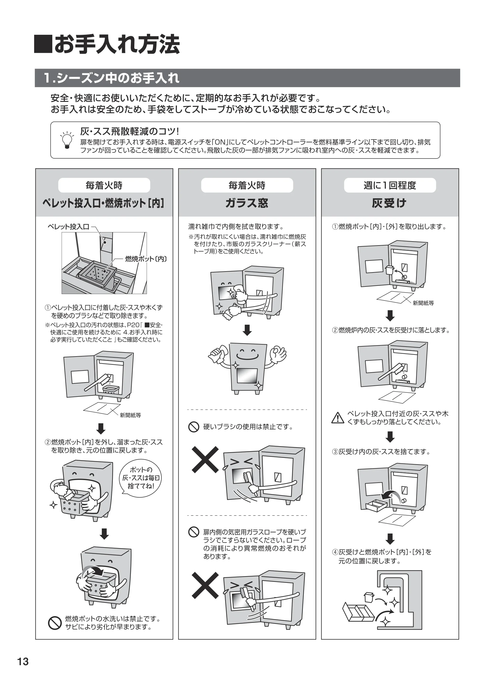 ウォームアーツ SS SERIES（2024年版） 取扱説明書 14ページ目