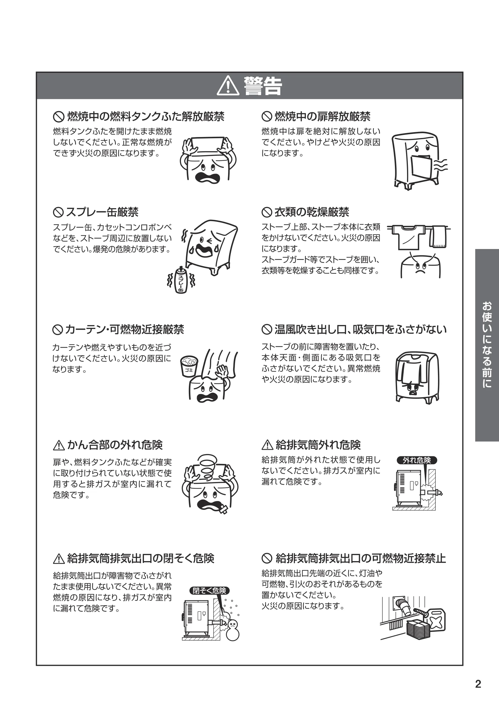 ウォームアーツ SS5 取扱説明書 3ページ目