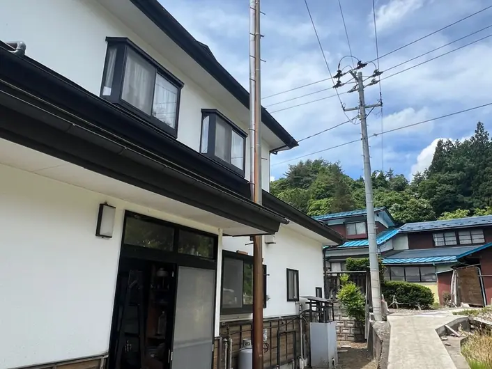 一戸町で、煙突掃除にうかがいました。