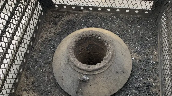 岩手の煙突掃除の現場